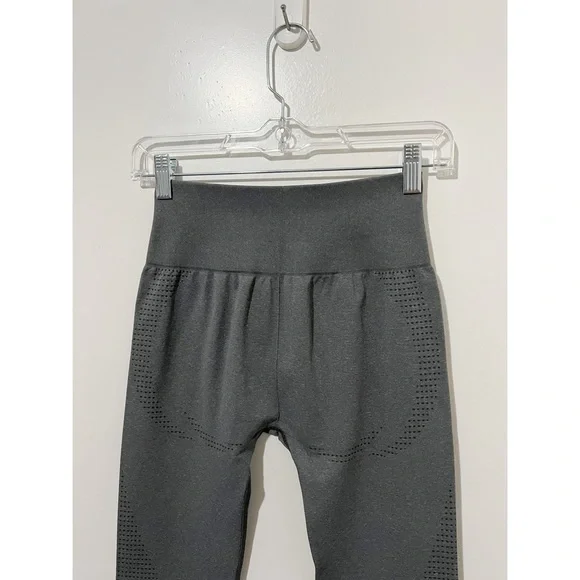 Gymshark Gray Seamless High Waisted Full Length  Leggings Size XS - Picture 5 of 9